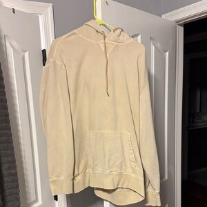American Eagle Outfitters Beige Crewneck Hoodie